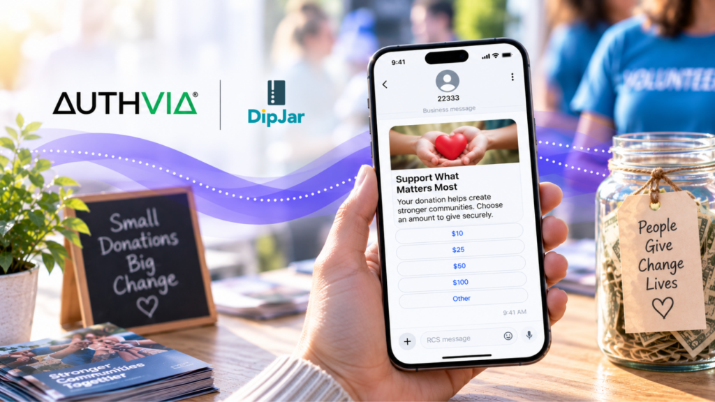 DipJar Announces Text-to-Donate Functionality through Partnership with AuthVia