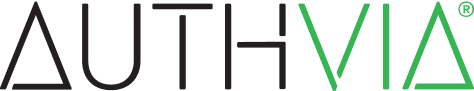 Authvia Official Black-Green logo